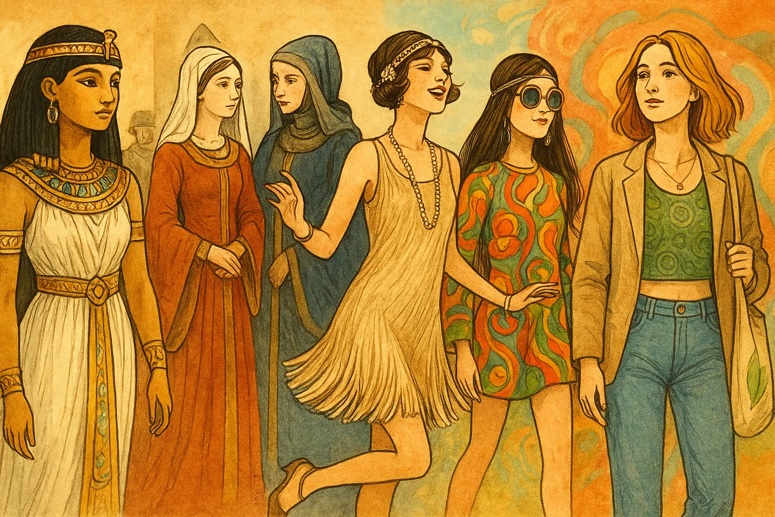 The Fashion Time Machine: How Styles from the Past Shape Your Closet Today